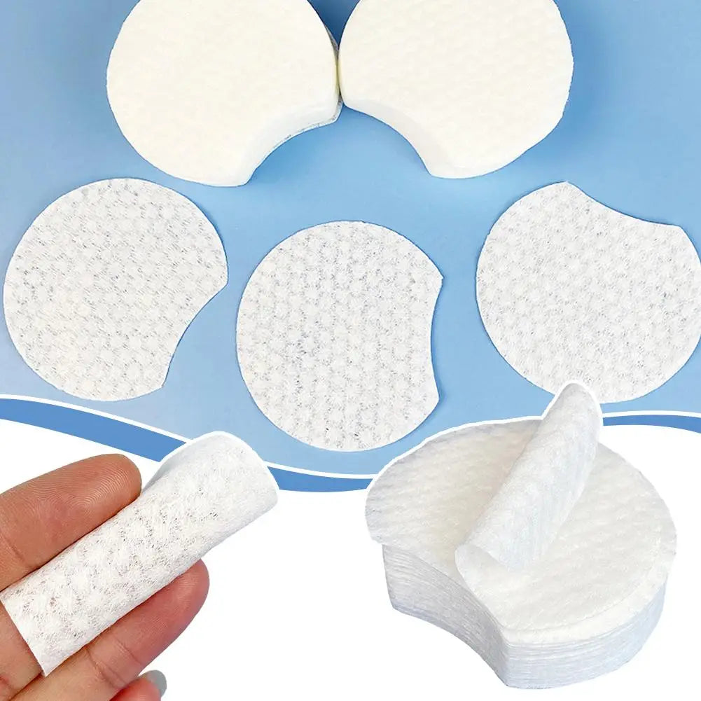 300/600PCS Facial Puff Cotton Pads Disposable Makeup Accessories Oval Cleaning Wipes Clean Skin Care Wash Pads