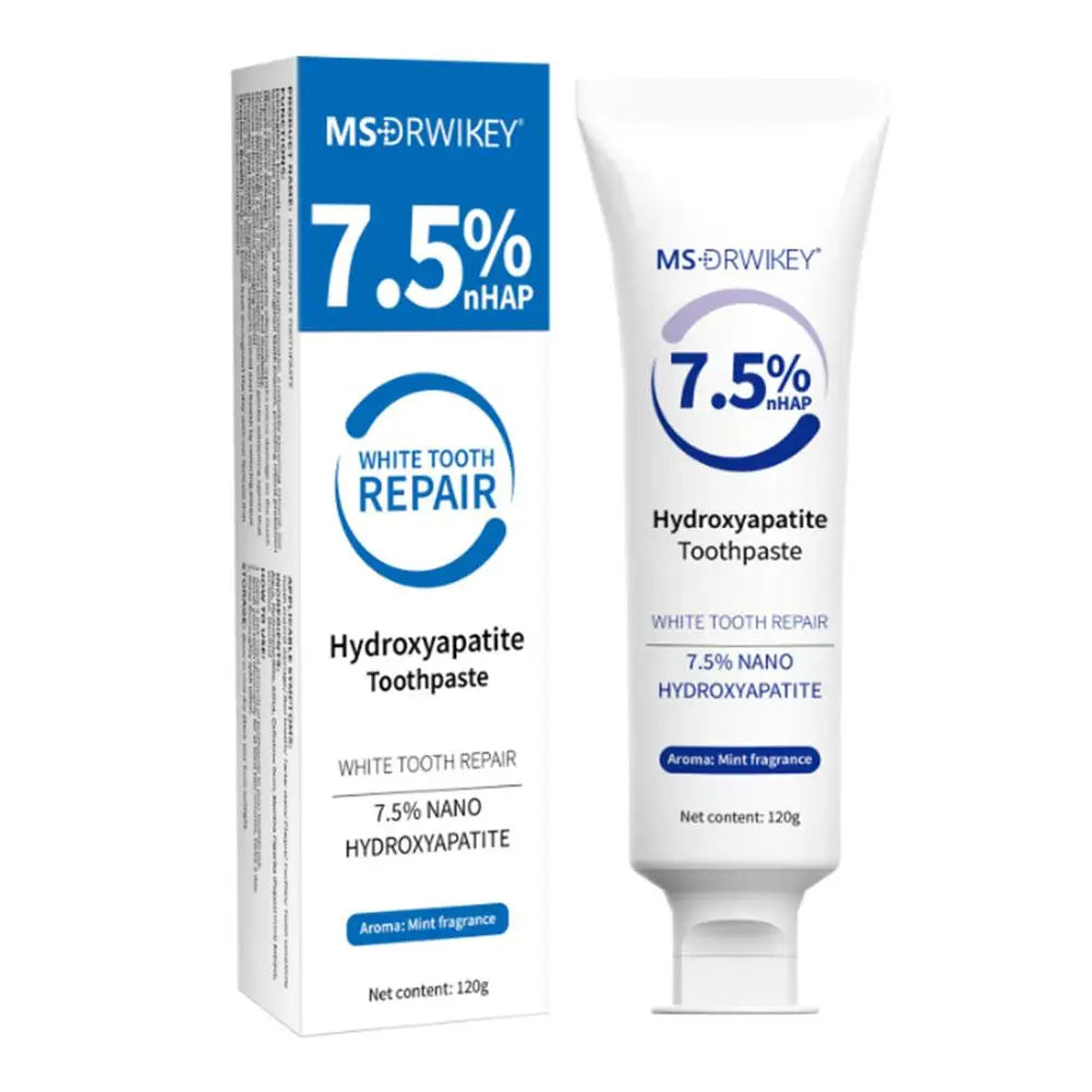 120g Hydroxyapatite Toothpaste,Gentle Mint,Breath Refreshing Whitening Toothpaste,Intensives Stain Removal Tooth Paste,Oral Care