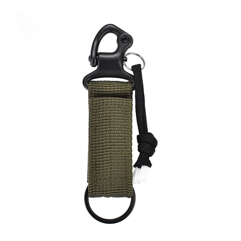 Outdoor Belt Clip Camping Accessories Quickdraw Carabiner Webbing Backpack Strap Water Bottle Hanger Molle Holder Hooks