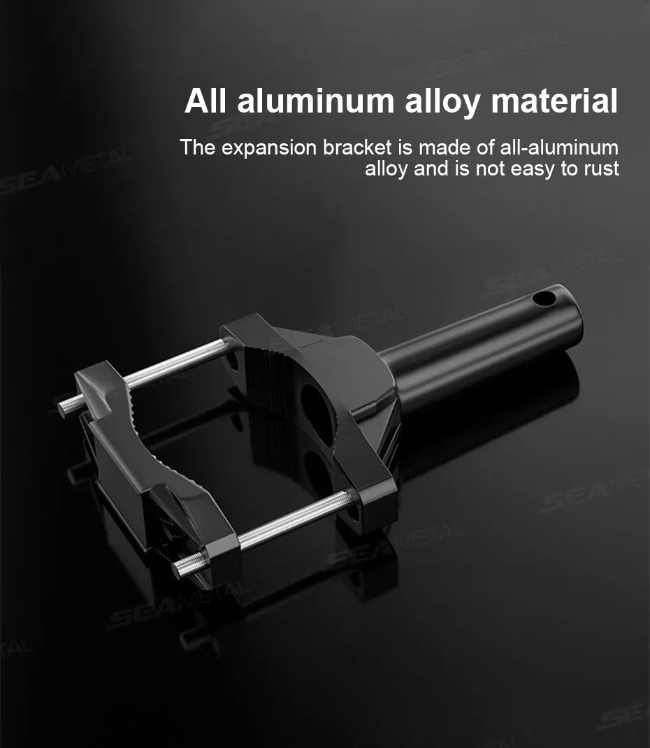 BLALION Universal Mount Bracket For Motorcycle Bumper Modified Headlight Stand Spotlight Extension Pole Frame Extension Bracket