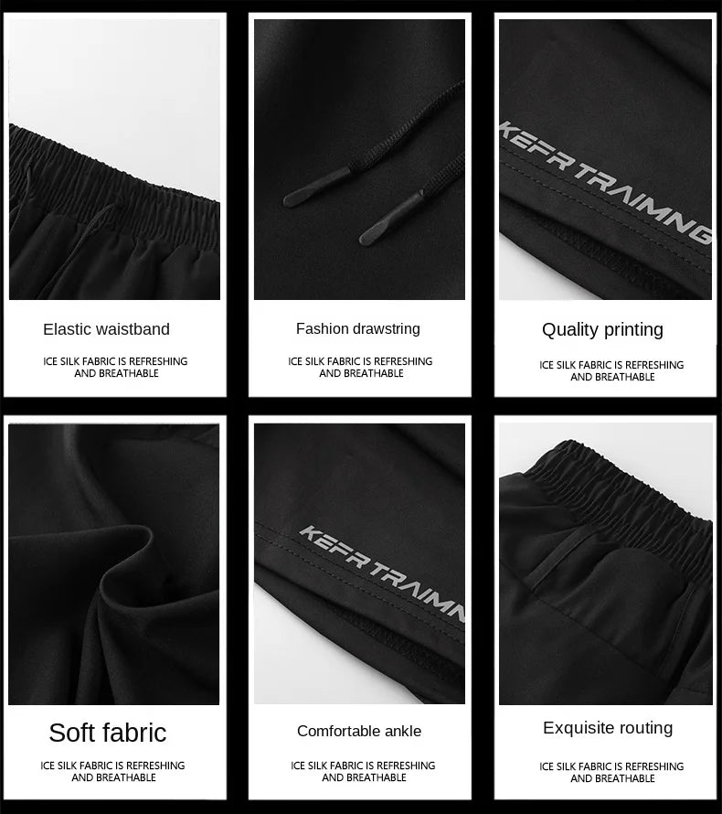 【 S-5XL 】 NASA GISS Sports Three Piece Pants Summer Popular Anti glare Double layered Sports Shorts for Men and Women Couples Ru