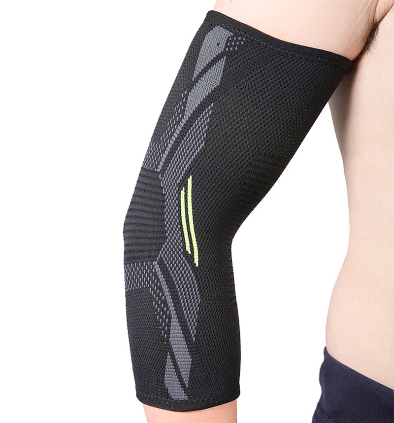 1PC Sports Nylon Knitted Elbow Pads Arm Support Highly Compression Prevent Joint for Tennis Golfer Basketball Volleyball