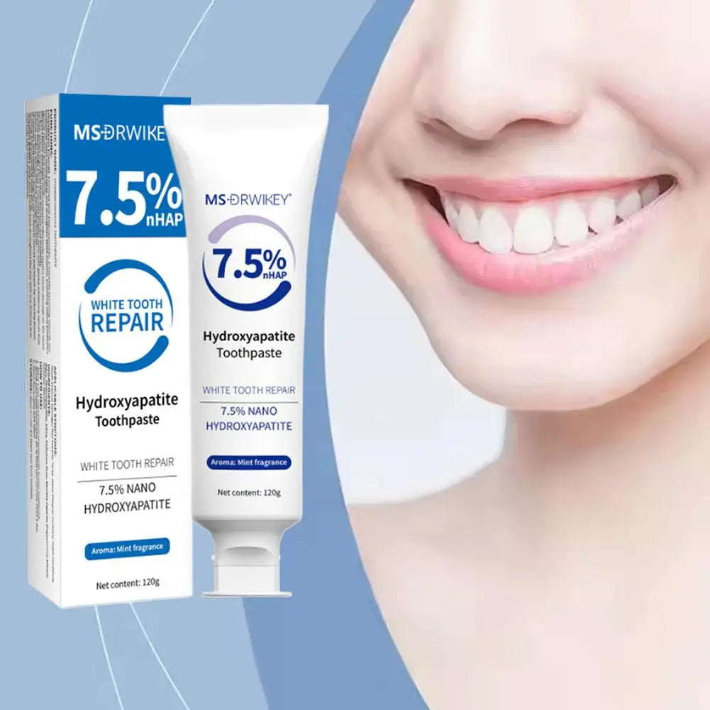 120g Hydroxyapatite Toothpaste,Gentle Mint,Breath Refreshing Whitening Toothpaste,Intensives Stain Removal Tooth Paste,Oral Care