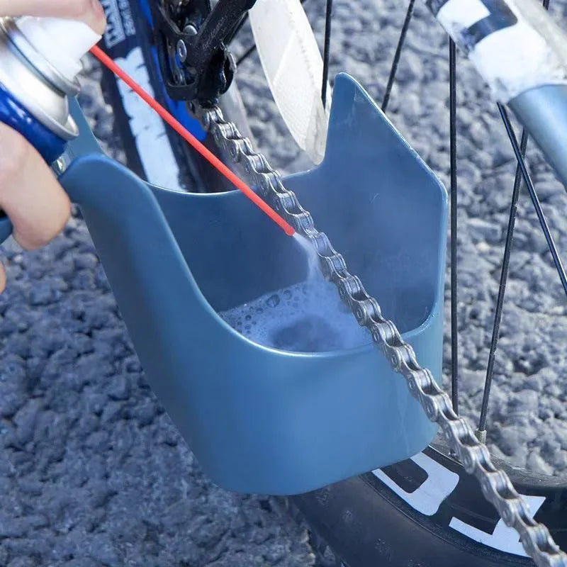 BLALION Motorcycle Bike Chain Oil Storage Tool Agent Widely Used Chain Anti-spray Tool Box Chain Cleaning Oil Splash-Proof Tool