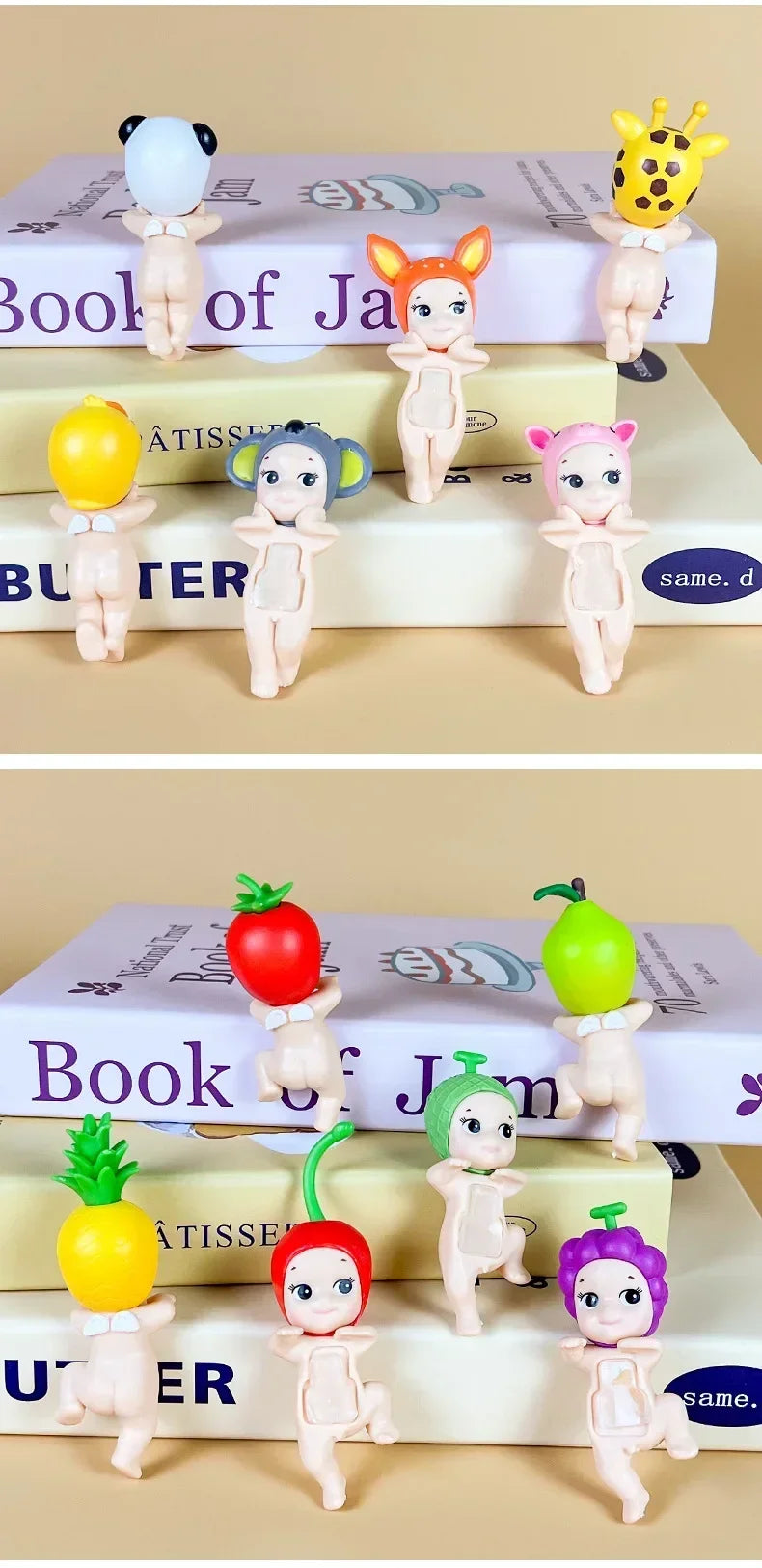 Blind Box Stitch Dinosaur Harvest Flower Fruit Series Fashion Doll Handmade Tabletop Decoration Birthday Toy Christmas Gift