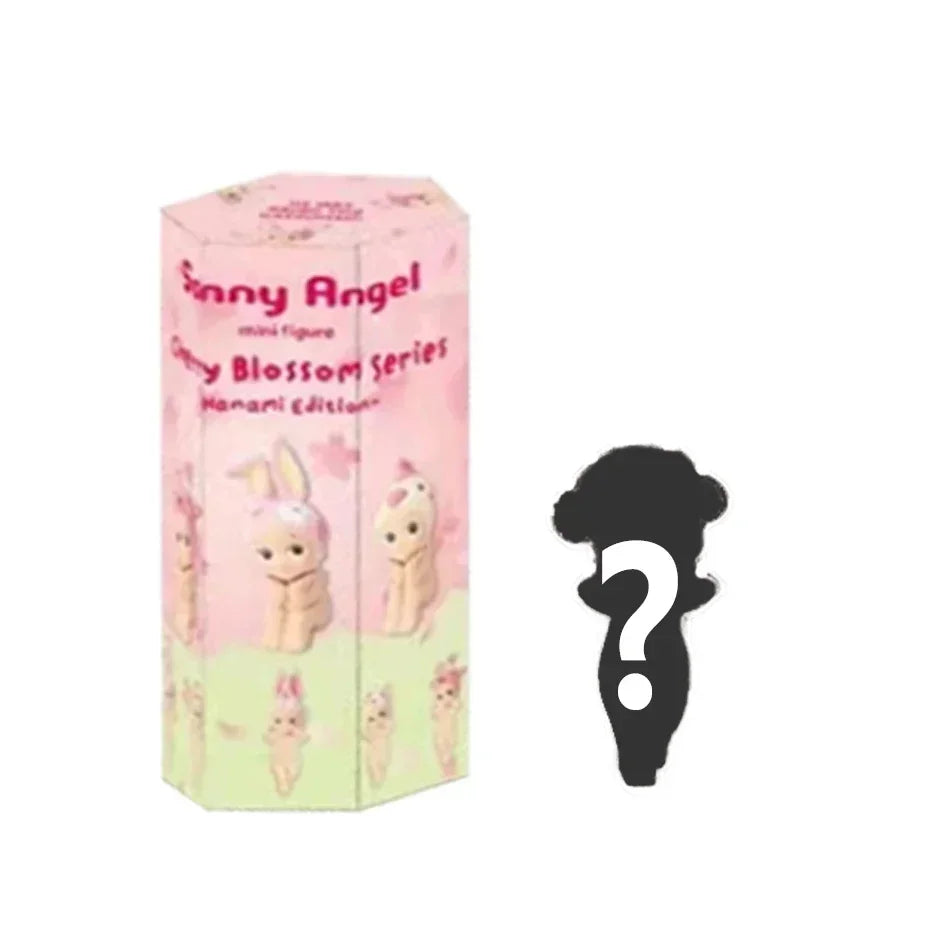Angel Cherry Blossom Series Pink Erect Blind Box Mystery Box Mini Figure Dolls Car Phone Decoration Model Festival Gifts