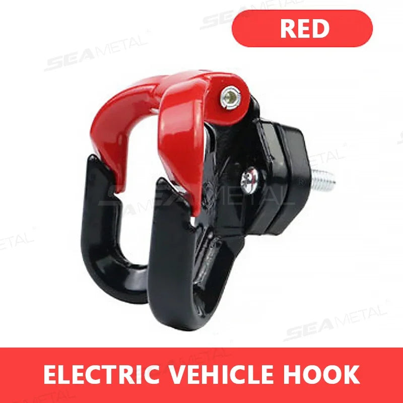 BLALION Motorcycle Helment Hook Holder Hand Bag Double Hook Luggage Shopping Bag Hangers Aluminum Alloy Motorcycle Accessories