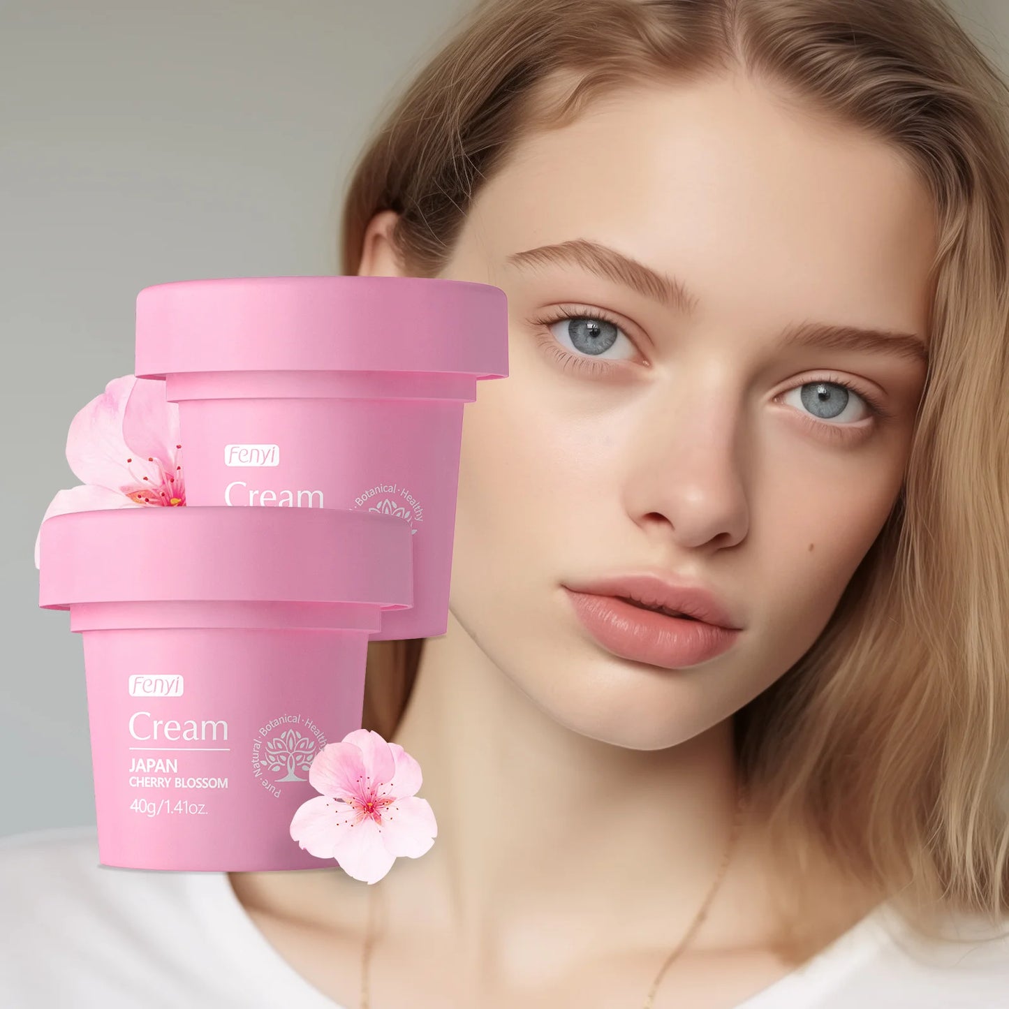 Cherry Facial Skin Moisturizer Cream Anti Aging Nourishing Moisturizer Cream Repair Face Damaged Lift Firm Smooth