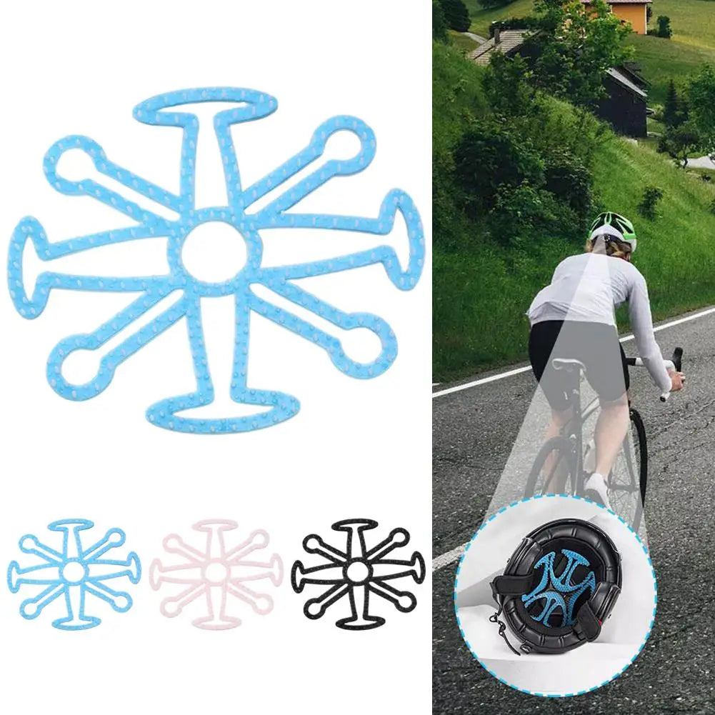 Flexible Helmet Anti-deformation Inner Silicone Pad Ventilate Helmet Liner Pad Helmet Padding Motorcycle Bike Helmet Accessories