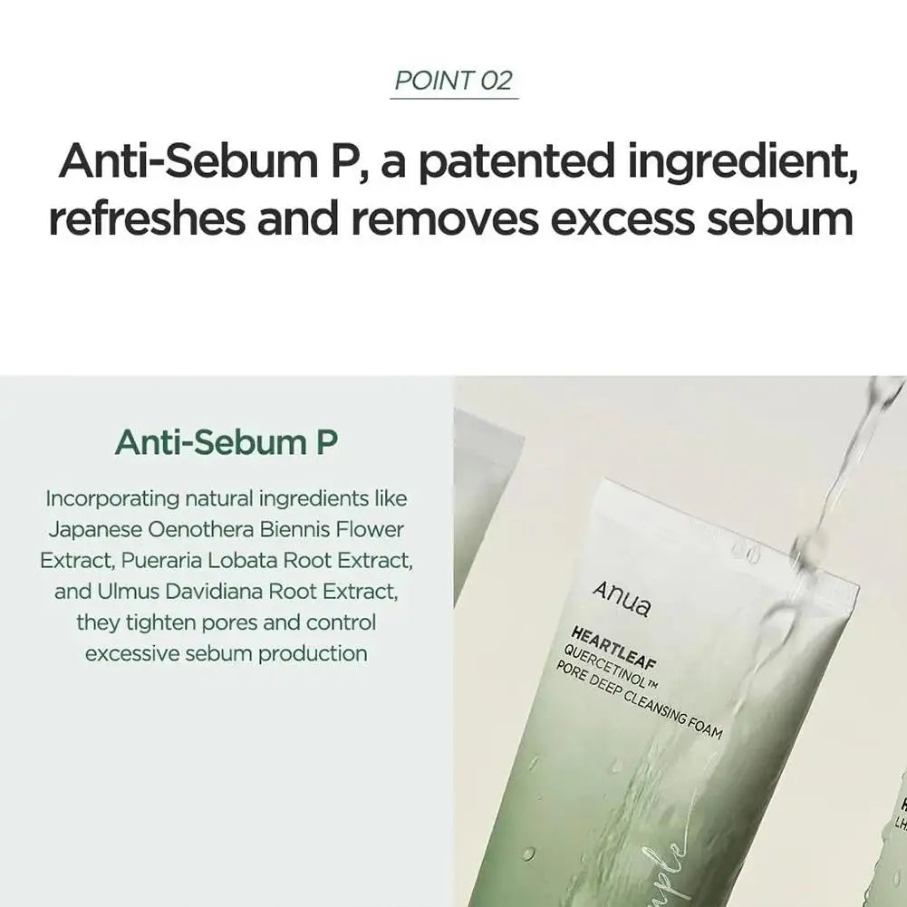 150ml Korean Deep Cleansing Cleanser Deep Cleansing Pores Moisturizing Refreshing Oil Control Cleanser Foam Skin Care Product