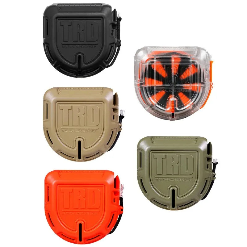 Wire Rope Dispenser Quick Cutting Tool Paracord Storage Box for Survival Self-protection Emergency Equipment Outdoor Tools
