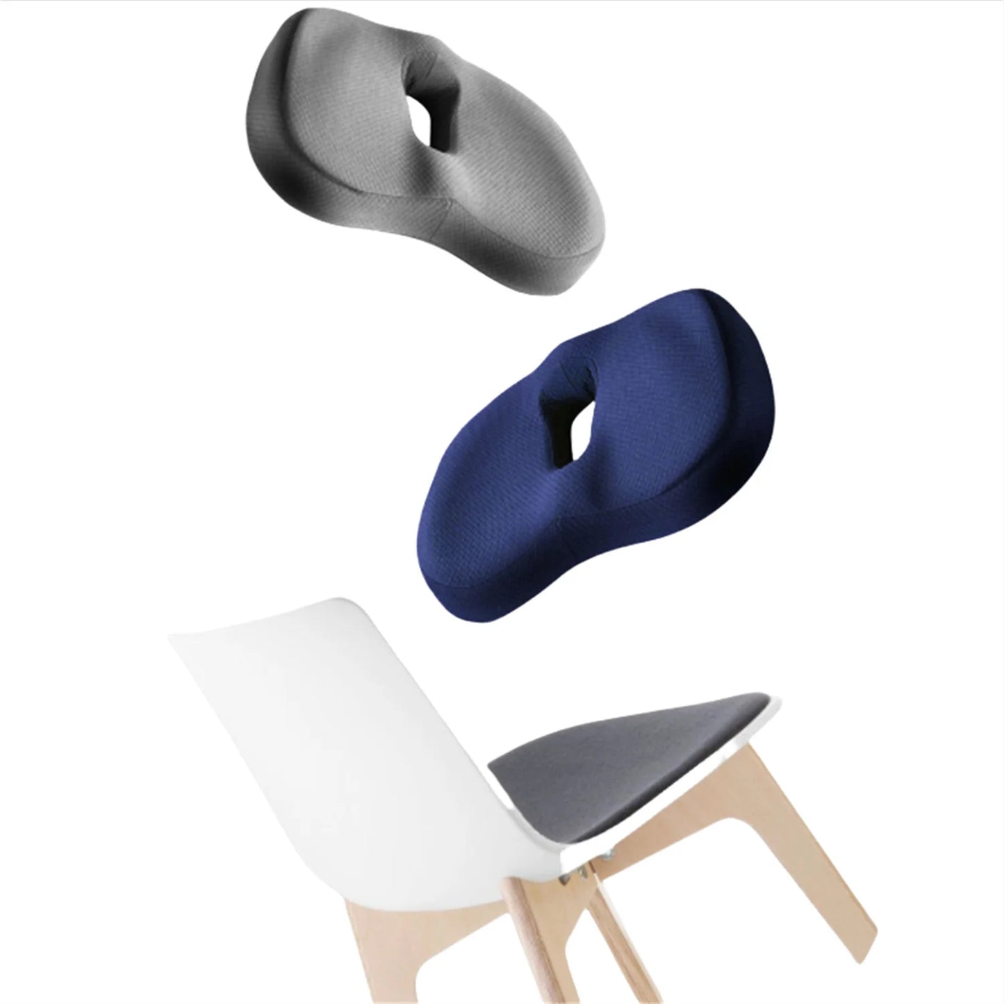 Seat cushion chair memory foam seat cushion butt hemorrhoids sedentary pregnant woman office chair cushion student breathable bu