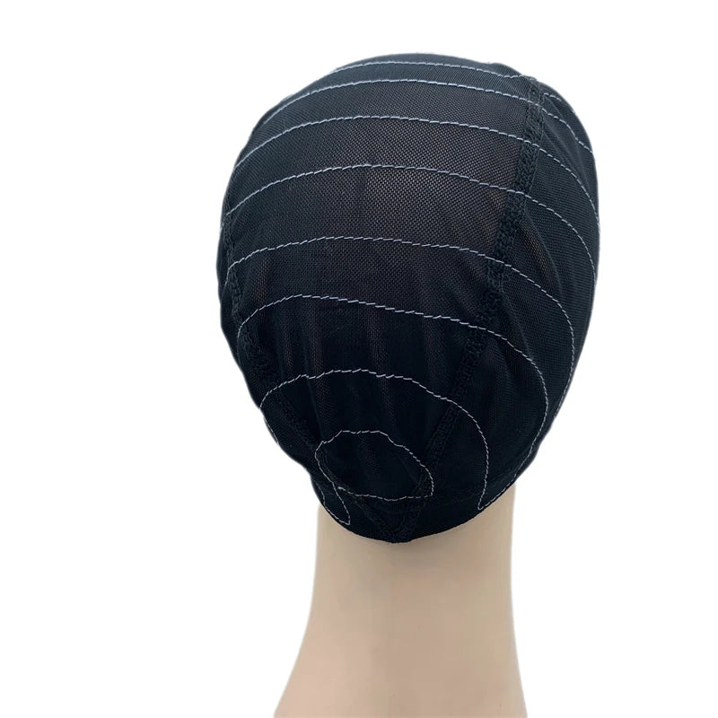 1PC Guideline Map Dome Cap Hair Styling Tools White Line Mesh Wig U Part Cap for Wig Making Closure 4X4/5X5/13X4/13X6 Options