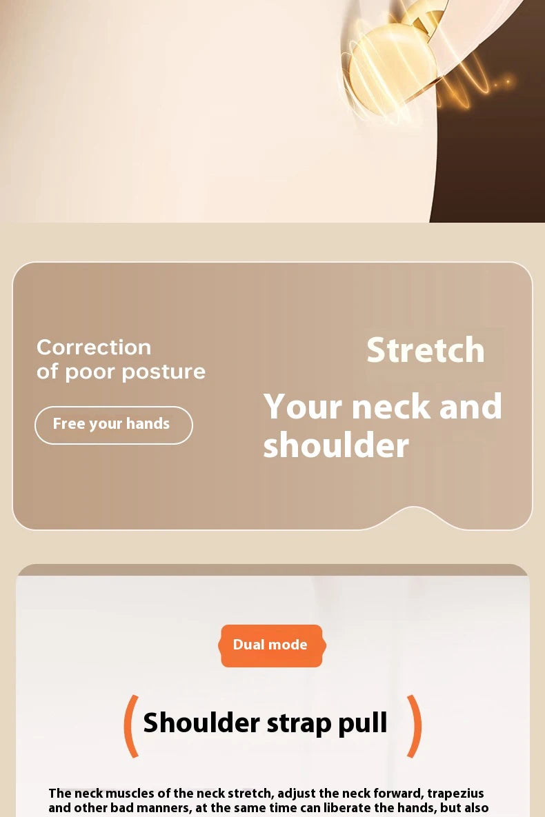 Neck and Shoulder Massager Wireless Shoulder and Back Kneading Massage Shawl Trapezius Neck Cervical Masajeador