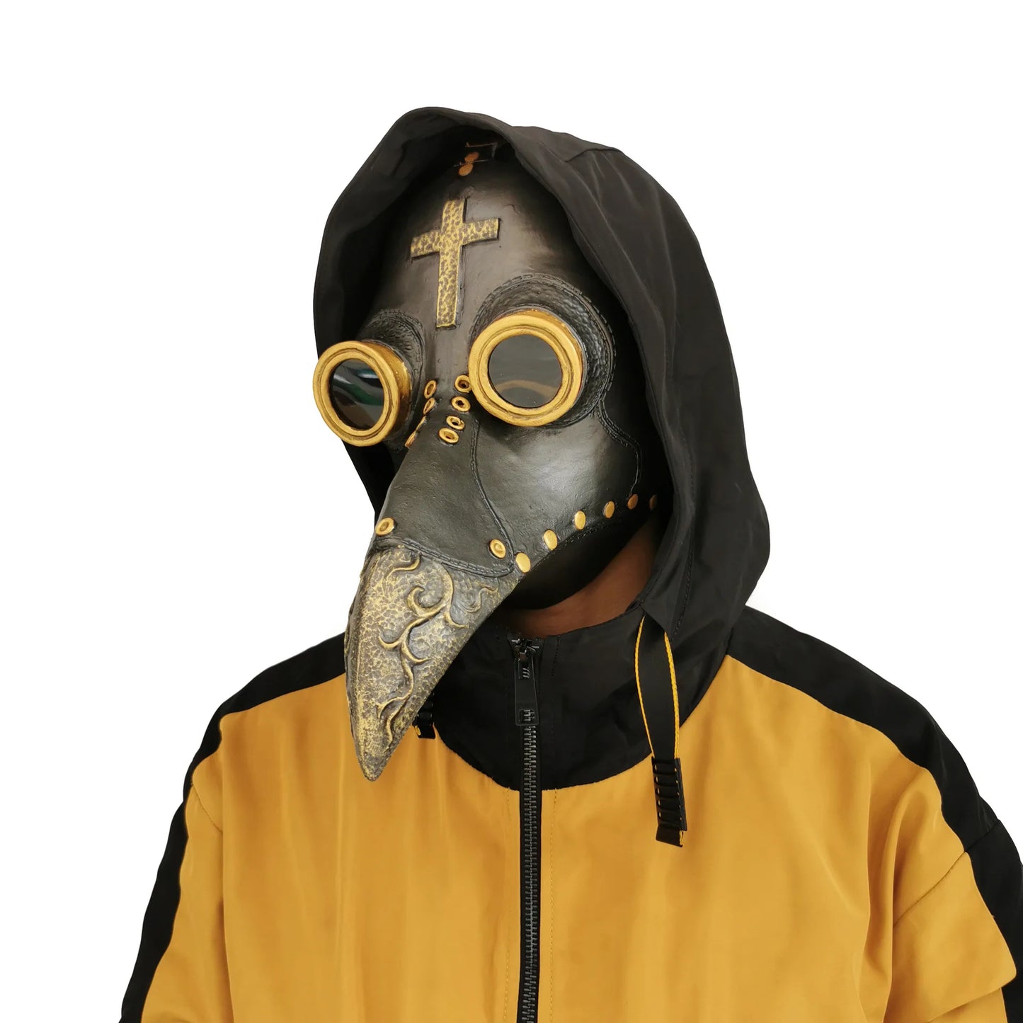 Steampunk Plague Doctor Mask Long Nose Bird Beak Leather Masks Cosplay Party Masquerade Halloween Carnival Costume Props
