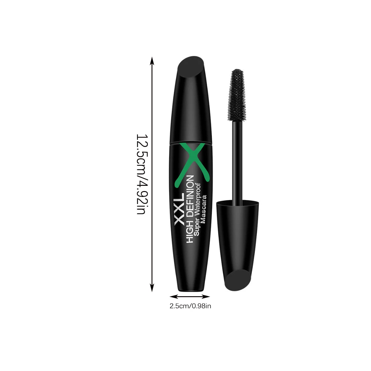 XXL plump 4D eye black waterproof, sweat proof, long-lasting, thick and slender mascara styling cream