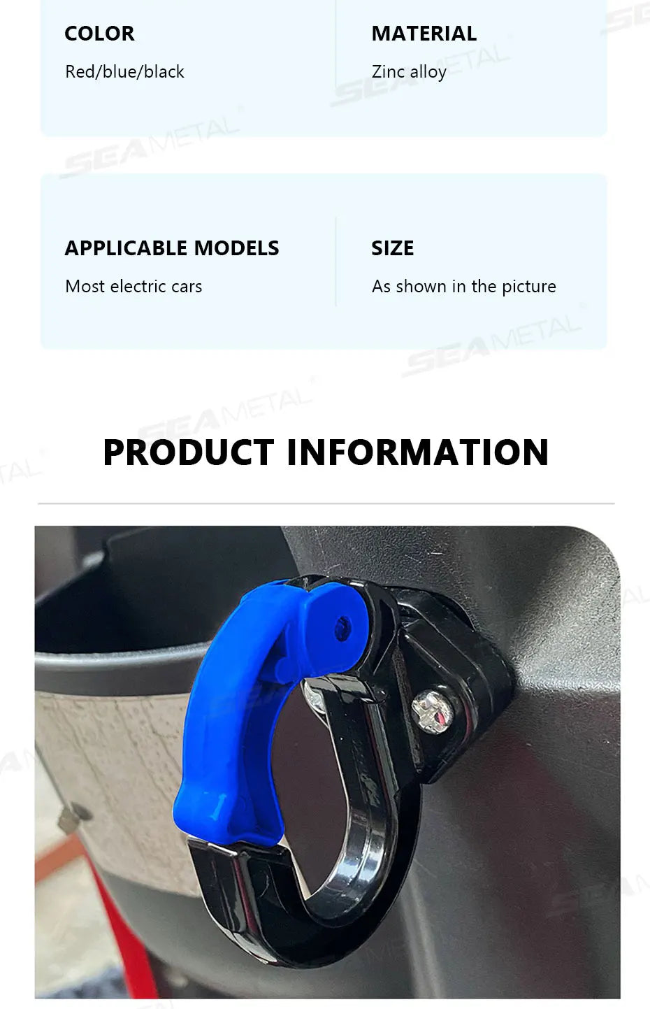 BLALION Motorcycle Helment Hook Holder Hand Bag Double Hook Luggage Shopping Bag Hangers Aluminum Alloy Motorcycle Accessories