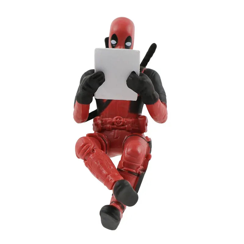 6 Desk Decoration Deadpool Car Home Office Marvel 8cm X-MAN Funny Cute Figure Kids Model Toys