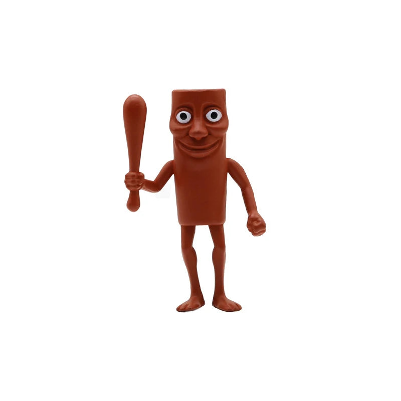 8PCS Italian Brainrot Anime Action Figures Tung Tung Tung Sahur Ornaments Figure Funny Meme PVC Toys Model Home Decor Kids Gift