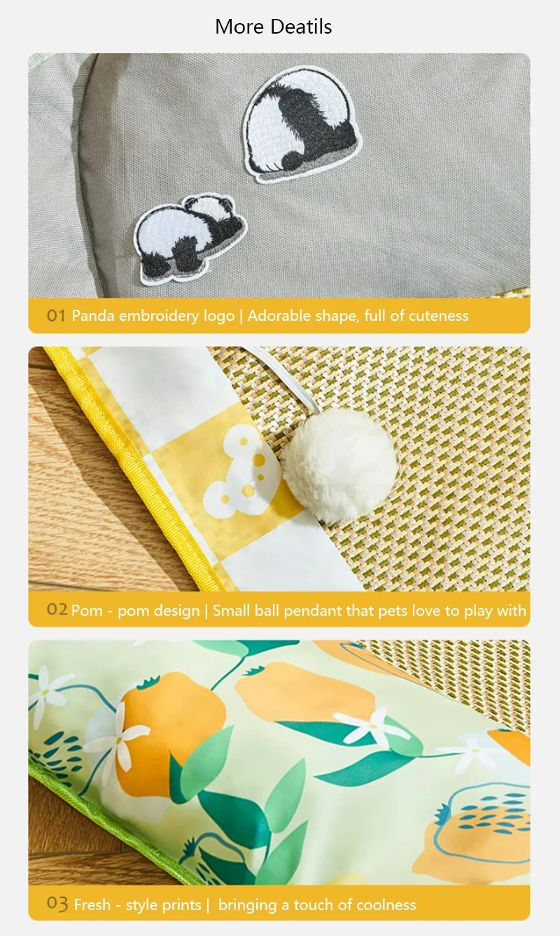 Summer Cooling Pet Bed Cats House Accessories Puppy Products Dog Mat Things Houses and Habitats Beds Accessory All Supplies