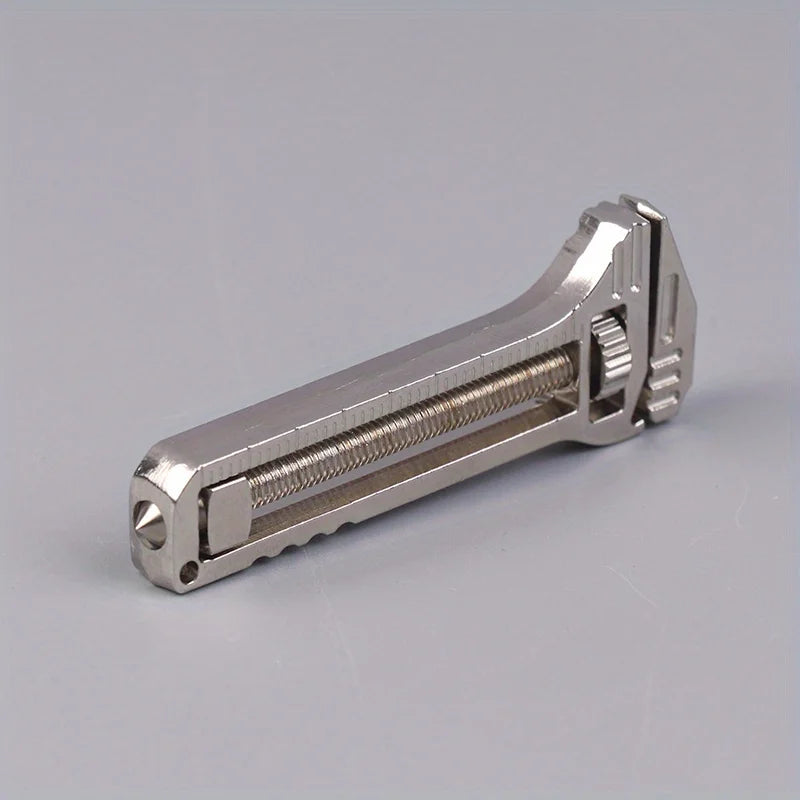 1Pcs Mini Wrench Pocket Portable Multitool Tools for Outdoor Camping Compact Titanium Alloy Bottle Opener