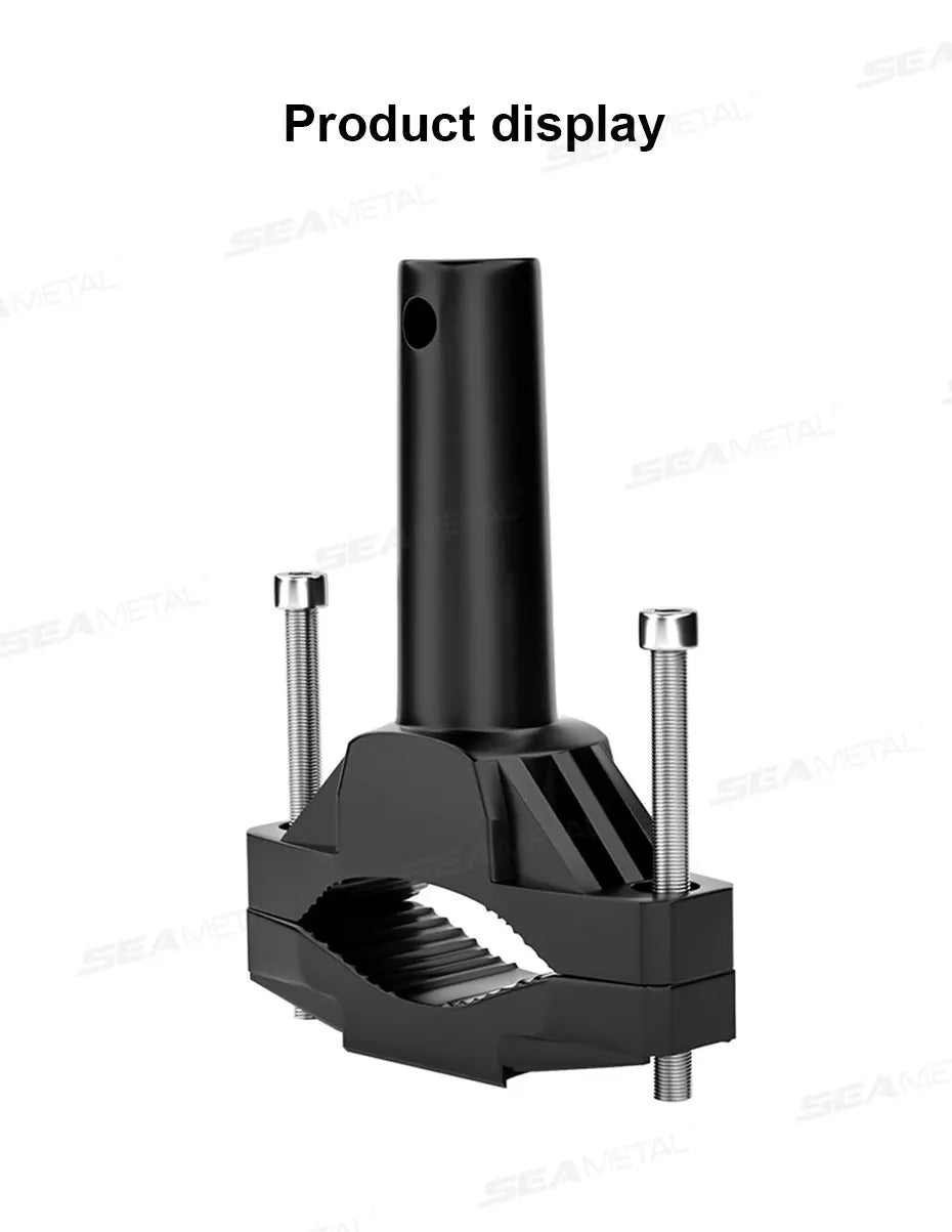 BLALION Universal Mount Bracket For Motorcycle Bumper Modified Headlight Stand Spotlight Extension Pole Frame Extension Bracket