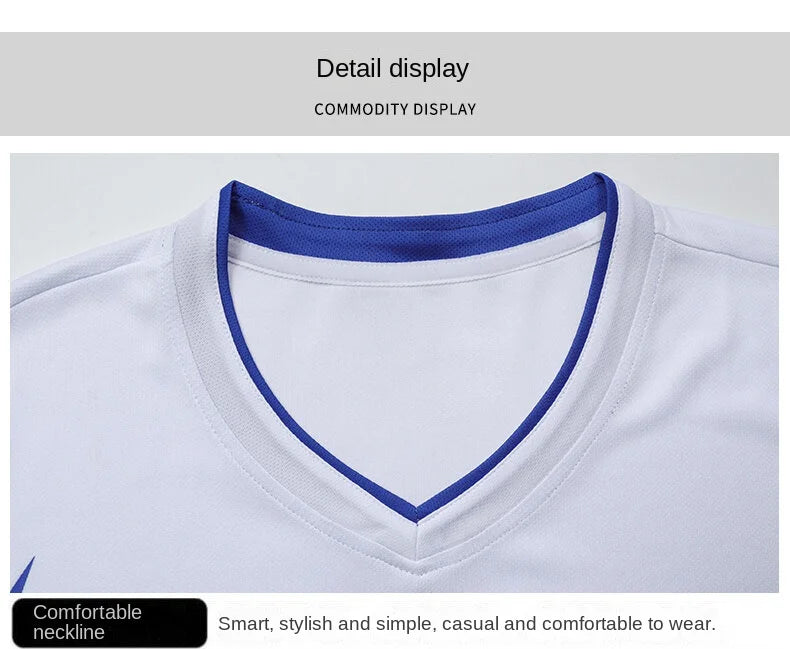 Sports suit men's summer fitness short sleeve T-shirt men's fast drying clothes running loose casual Sportswear large
