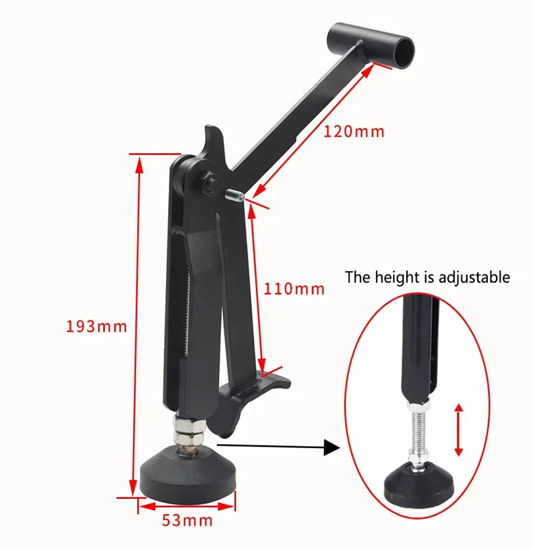 BLALION Motorcycle Stand Labor Saving Wheel Lifter Support Frame Foldable Heavy Lift Stand Stable Crane Frame For Most Dirt Bike