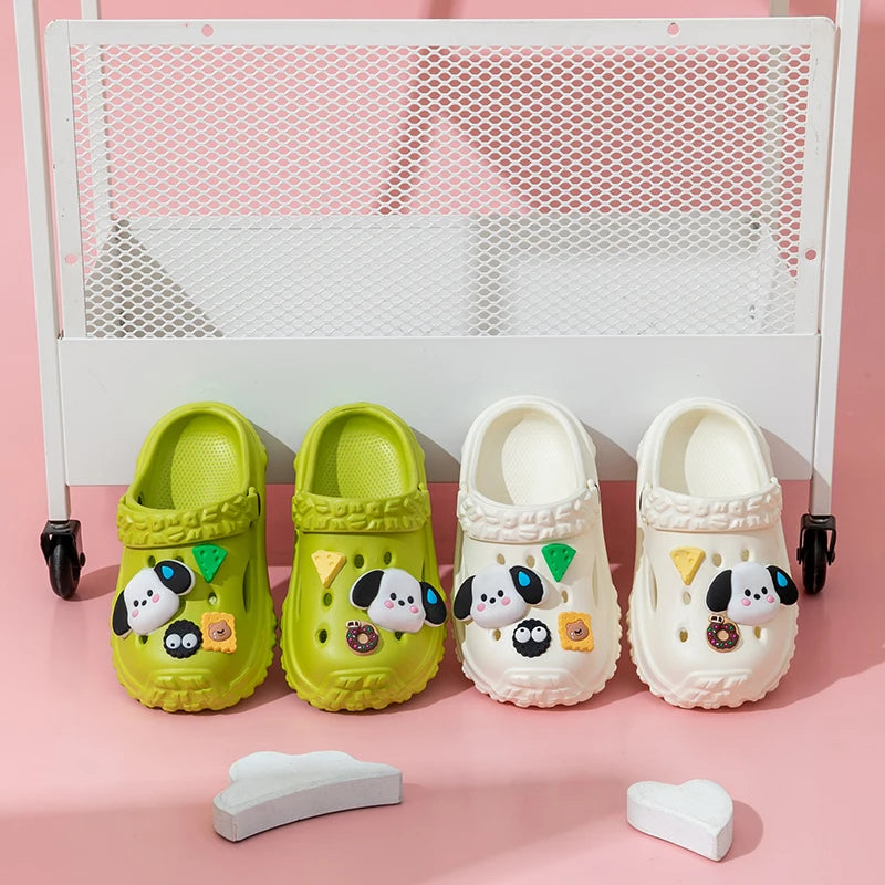 Cute Non-slip girls sandals garden shoes cartoon child baby sandals summer kids slippers high quality beach kids sandals