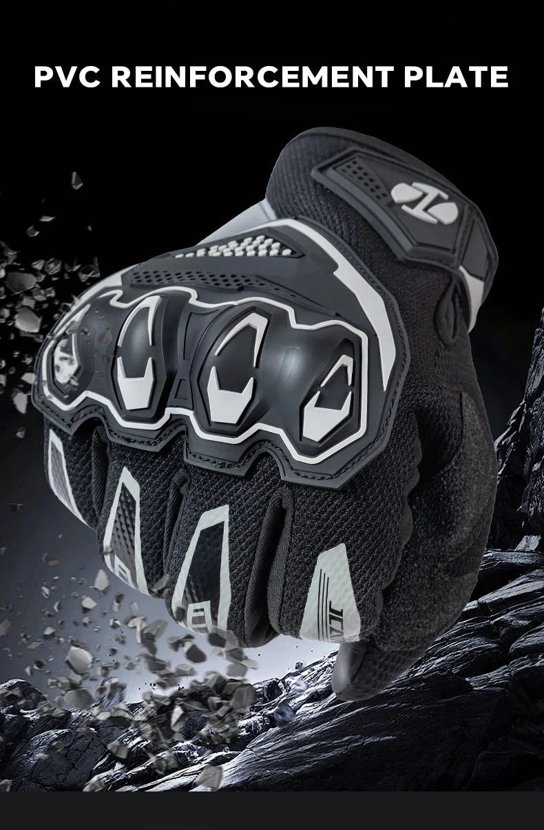 Summer Motorcycle Gloves Men Women Breathable Anti-fall Motorbike Racing Gloves Touch Screen Motocross Biker Gloves