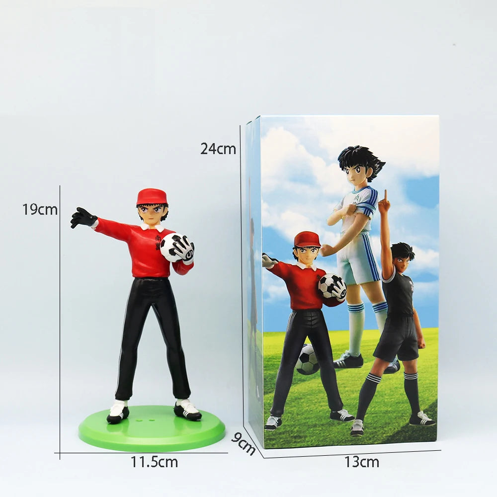 18cm Captain Tsubasa Anime Figure Ozora Tsubasa Action Figures Hyuuga Wakabayashi/ KojirouGenzou Figurine Collection Model Toys