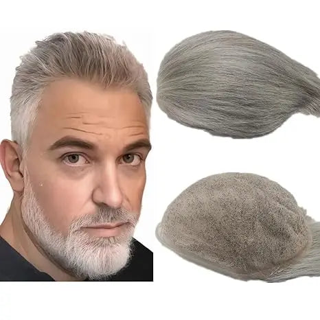 NLW Toupee for Men Human Hair Prosthesis Mens Swiss Lace Hair Replacement System Hair units base 10*8 Hair pieces