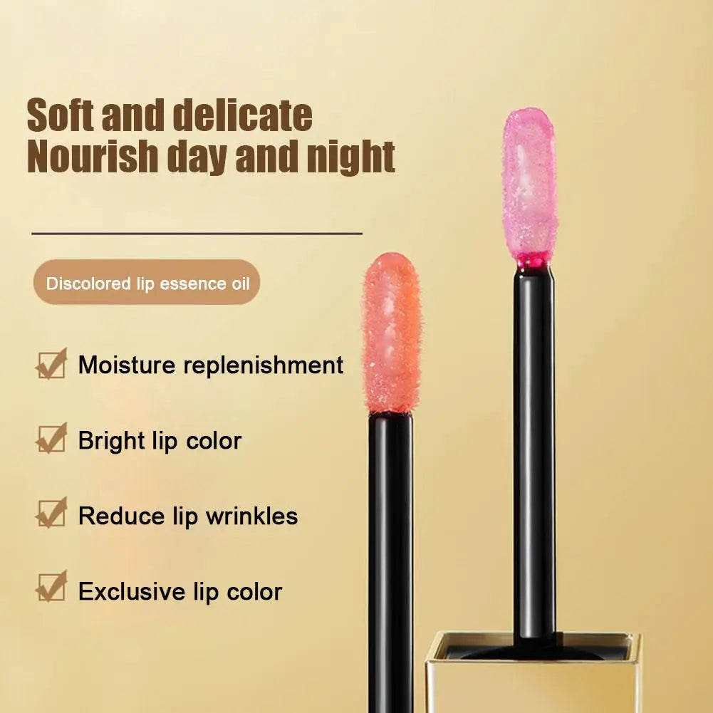 Color Change Volumising Lip Oil Plumper Serum Sexy Lip Lip Increase Fine Oil Gloss Moisturizing Lip Brighten Elasticity Lip Care