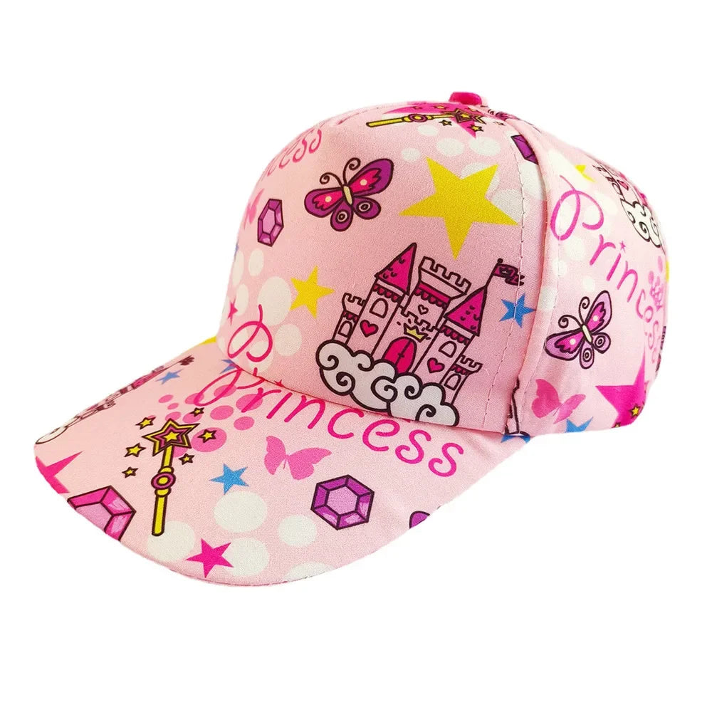 New Cartoon Summer Baby Sun Hat Kids Visor Cap for Boys Girls Travel Baby Baseball Cap Children Beach Sun Cap Accessories