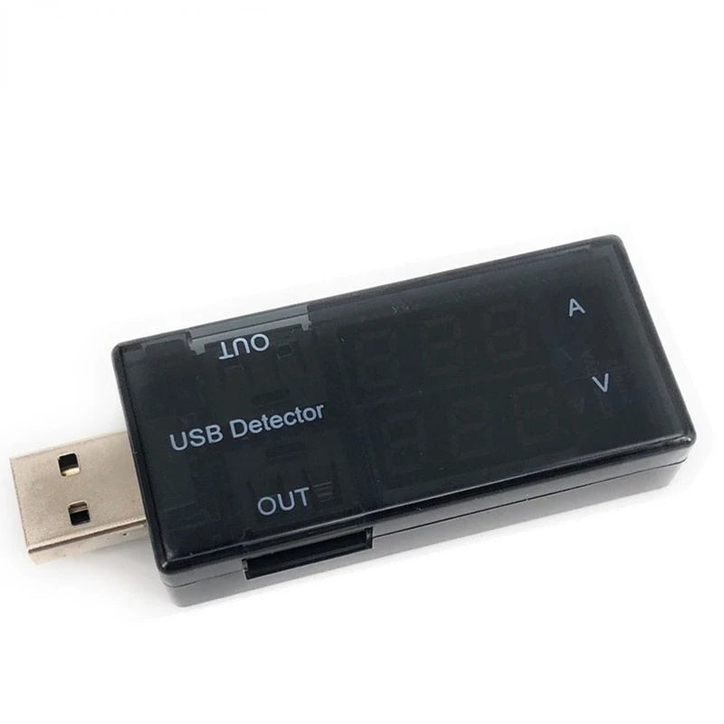 Red+Blue Dual USB Current Voltage Charging Detector Tester Battery Voltmeter Ammeter Charger Dector