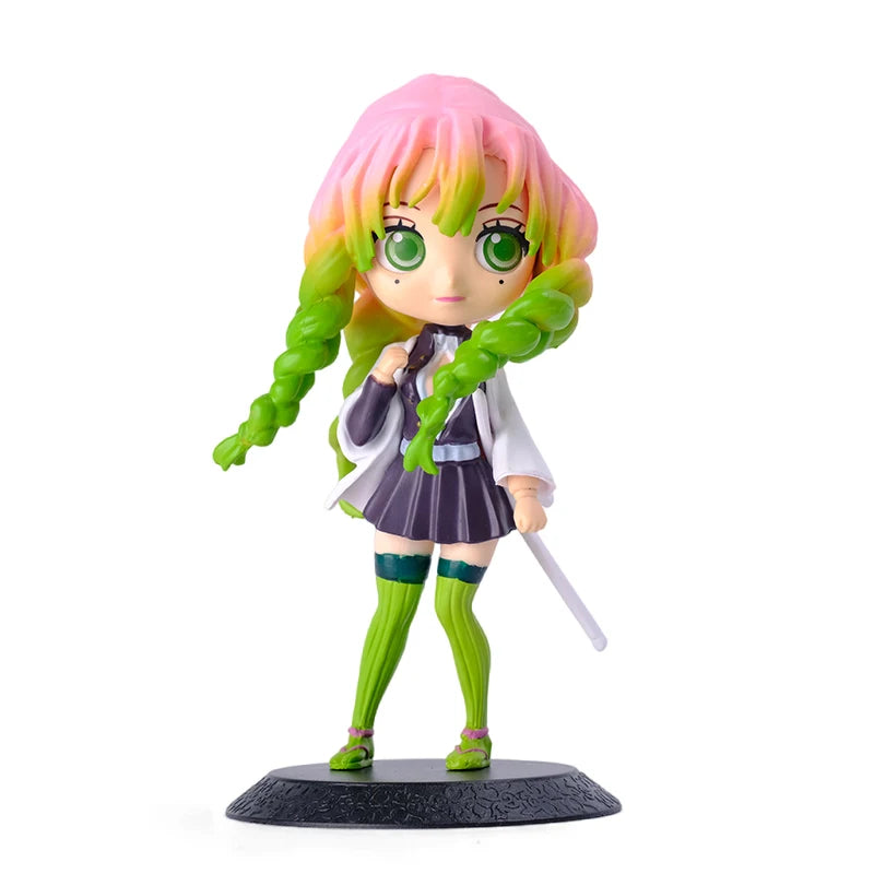 Anime Demon Slayer Action Figurine Kimetsu No Yaiba Figure Kamado Tanjirou Nezuko Agatsuma Zenitsu PVC Model Doll Toys