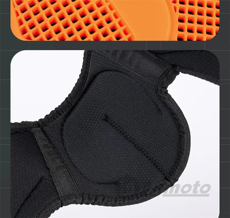 Children Motorcycle Riding Body Armor Vest Kids Motocross Back Chest Protectors Off-Road Dirt Bike Cycling Protective Gear