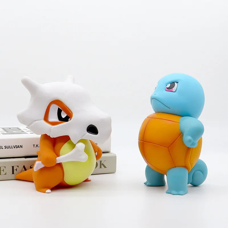 16cm Pokemon Anime Figure Toys Cubone Pikachu Squirtle PVC Action Figure Game Statue Model Kids Toys Doll Desk Decorations Gifts