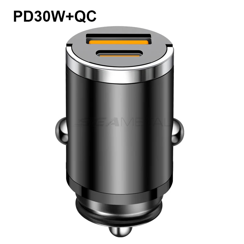 BLALION 100W Dual Ports USB Car Charger Lighter Fast Charging Car Phone Charger Adapter for iPhone 13 12 Xiaomi Huawei Samsung