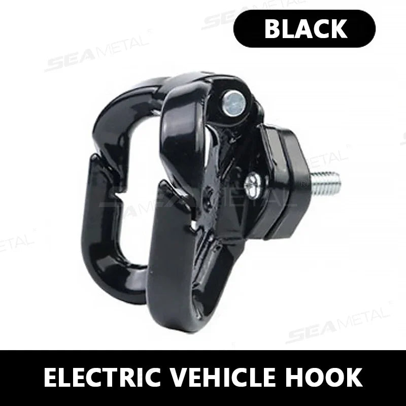 BLALION Motorcycle Helment Hook Holder Hand Bag Double Hook Luggage Shopping Bag Hangers Aluminum Alloy Motorcycle Accessories