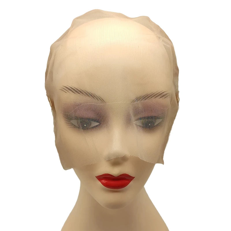 Full lace 360 cap braiding front lace cap to make wig human hair lace frontal wig large cap Adjustable Stretch