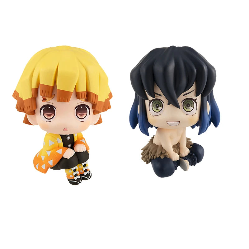 Anime Demon Slayer Kimetsu No Yaiba Figure Kamado Tanjirou Action Figure Agatsuma Zenitsu Nezuko Warrior PVC Model Toy Gift