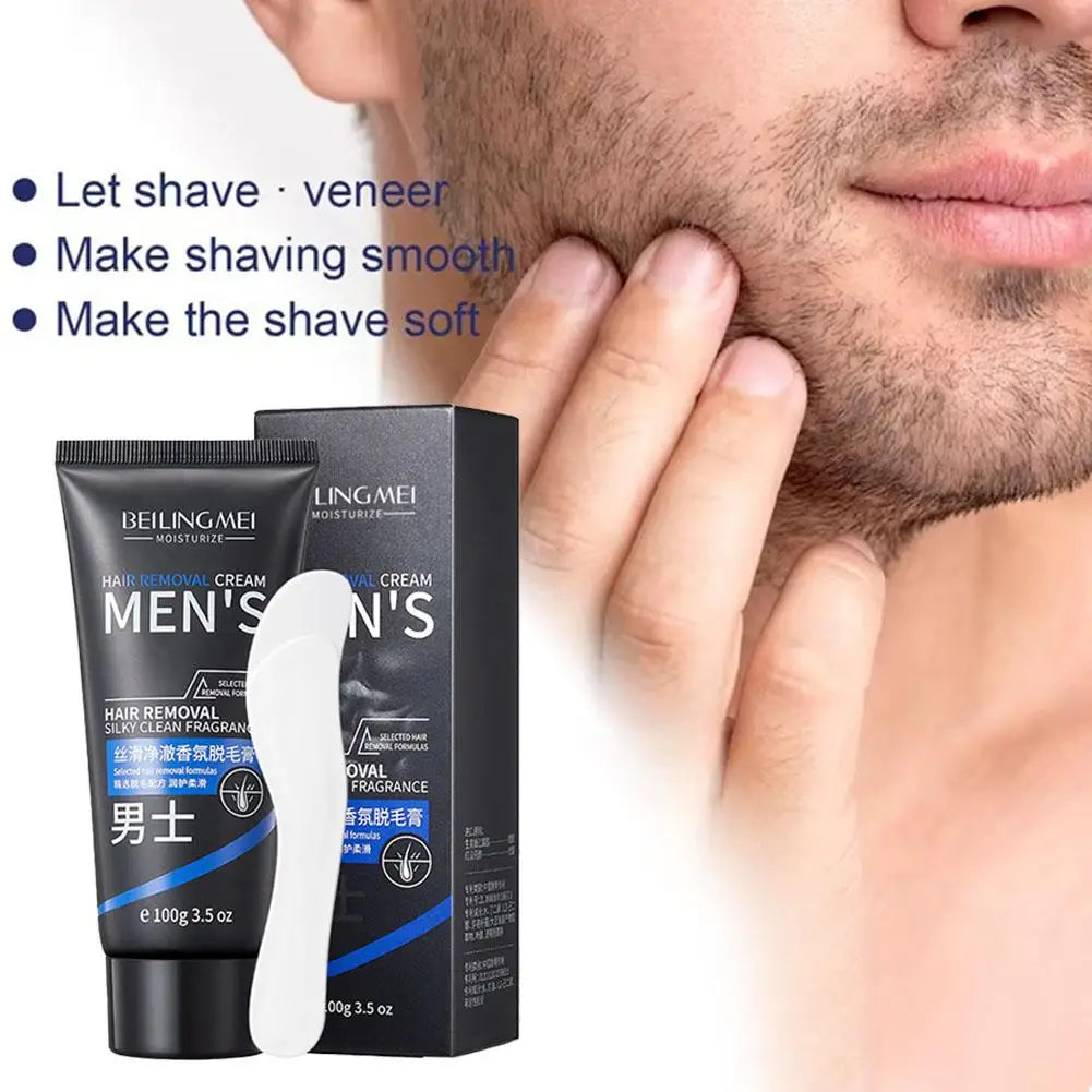 Hair Removal Cream Men And Women Painless Smooth And Refreshing Reshaping Confidence Enjoy Silky Skin 60ml/100g