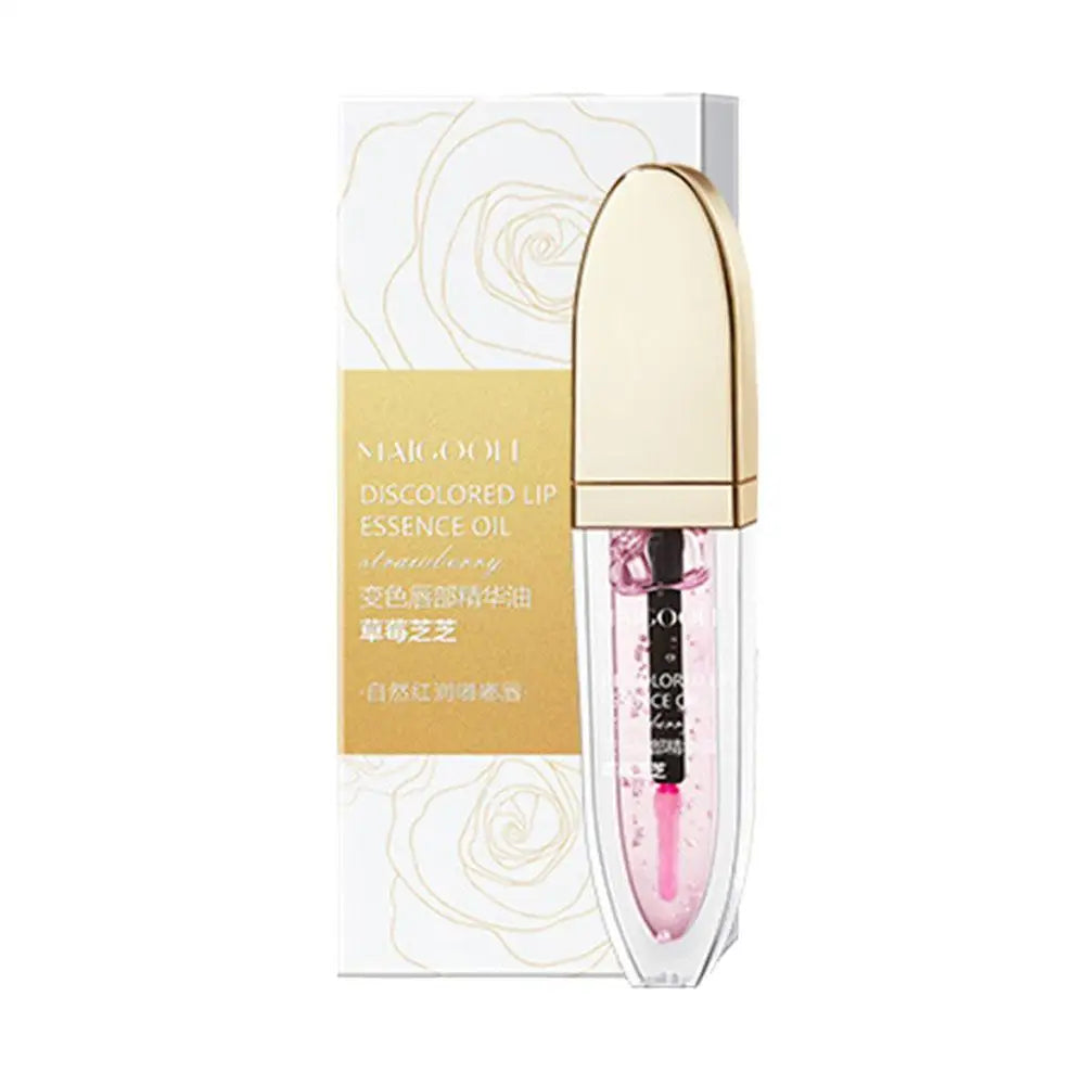 Color Change Volumising Lip Oil Plumper Serum Sexy Lip Lip Increase Fine Oil Gloss Moisturizing Lip Brighten Elasticity Lip Care
