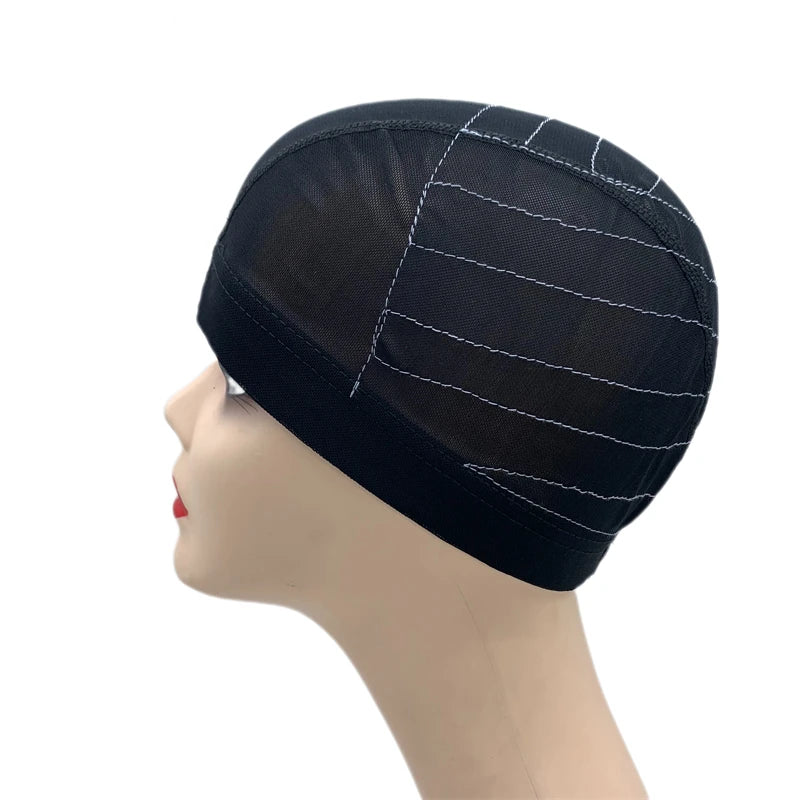 1PC Guideline Map Dome Cap Hair Styling Tools White Line Mesh Wig U Part Cap for Wig Making Closure 4X4/5X5/13X4/13X6 Options