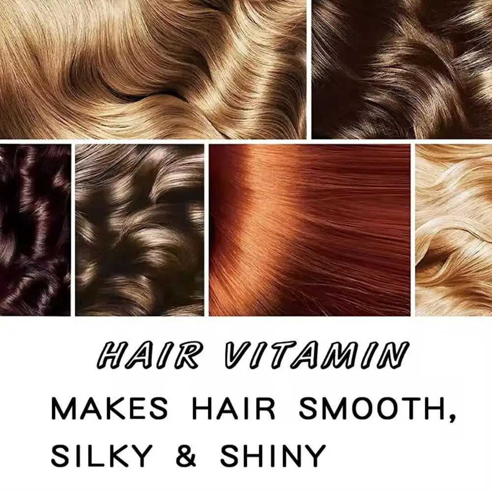 Hair Rose Essential Oil Smooth Silky Hair Vitamin Capsule Nourishing Treatment Repair Damaged Hair Serum Strengthen Hair Care
