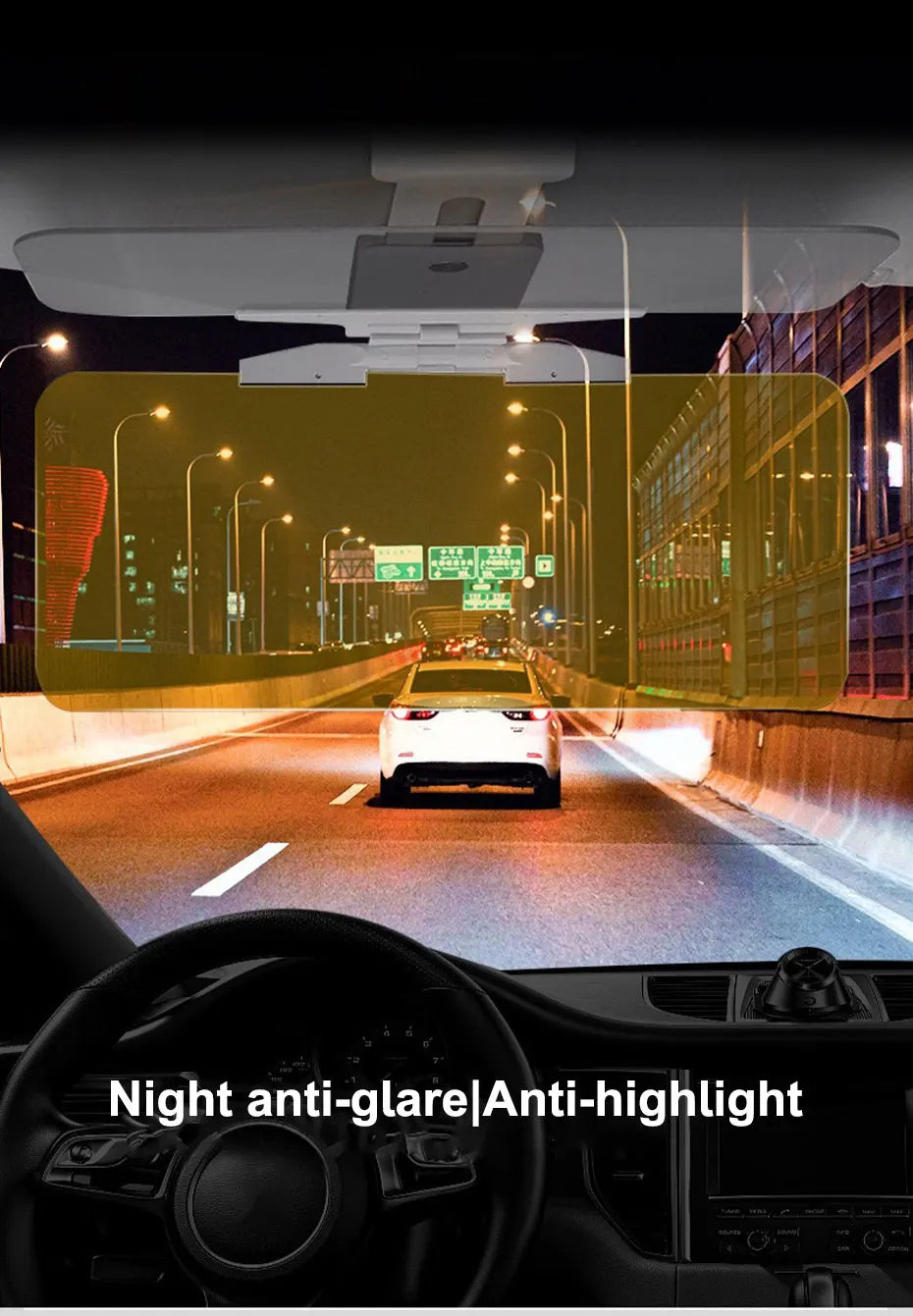 BLALION Car Sun Visor Anti-Dazzle Anti-UV Adjustable Blocker Polarized Sunshade Plate Clear Vision SUV Trucks Auto Accessories