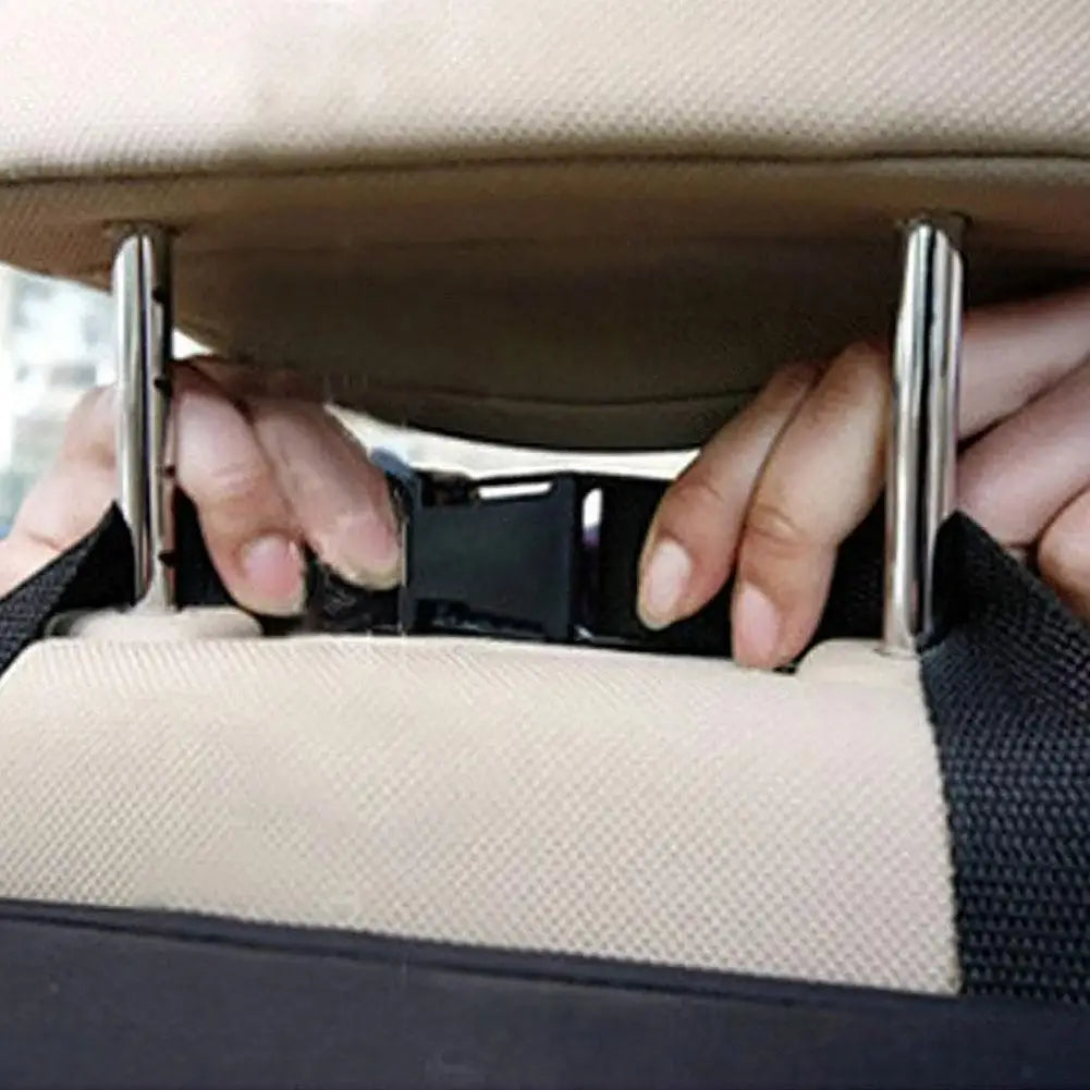 Car Back Seat Organizer Storage Bag Car Hanging Bag Multi-Pocket Auto Car Storage Tissue Box Car-styling Cool Wrap Bottle
