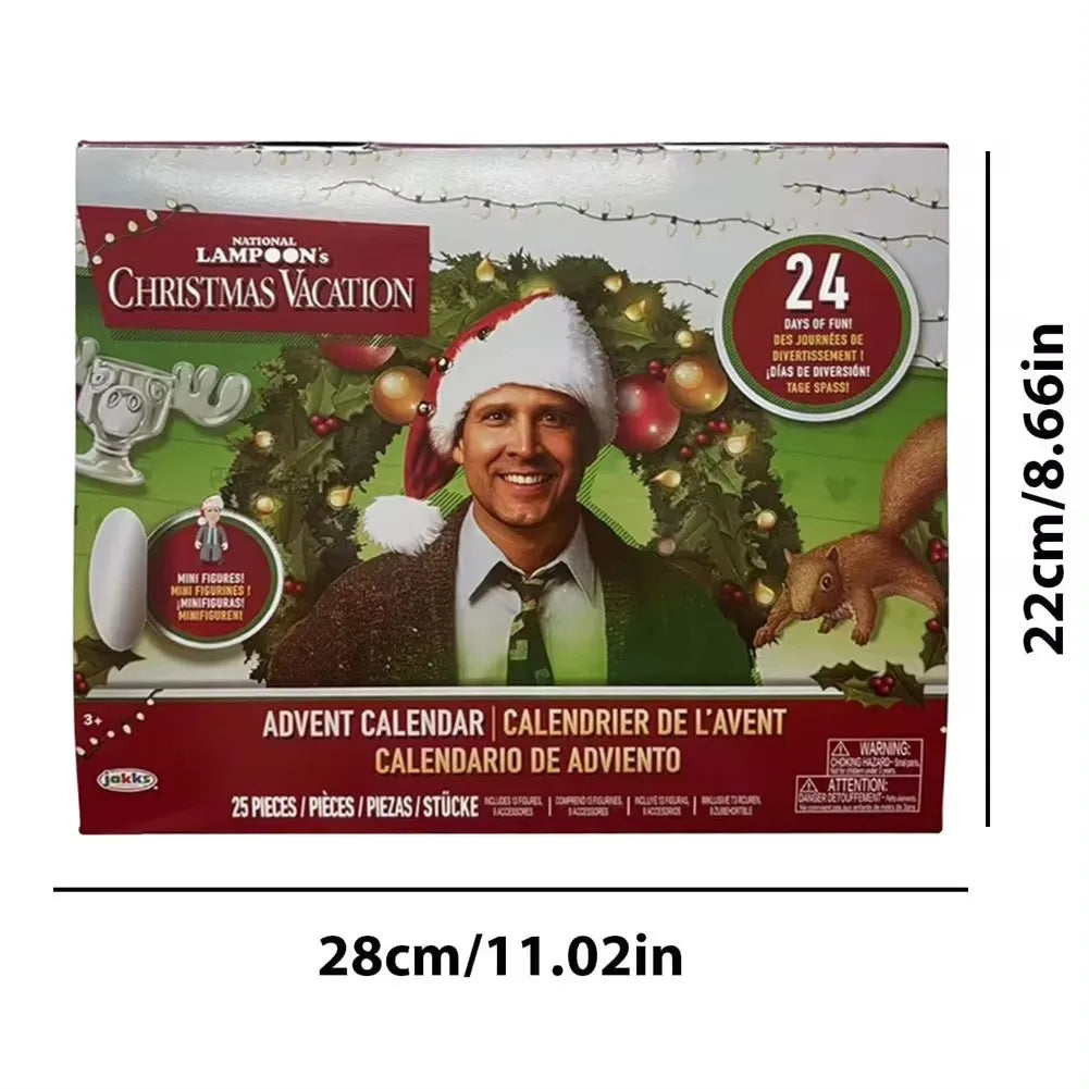National Lampoon’s Christmas Vacation Advent Calendar 2024Contains 24 Gifts Christmas Countdown Calendar Gift Vacation Figures