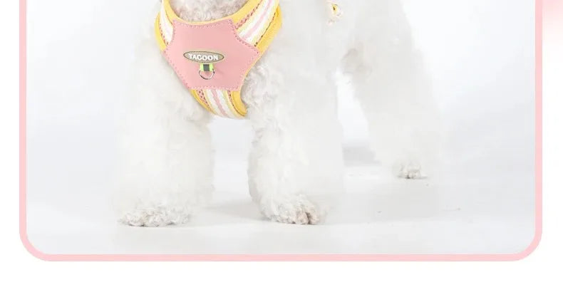 Puppy Harness Collar Dog Big Pet Tactical Vest Accessories Supplies Cats Chest Leash Dogs Pets Things Small Products Collars